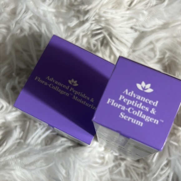 DERMA e advanced peptides and flora collagen moisture and serum brand new in box - Picture 3 of 4